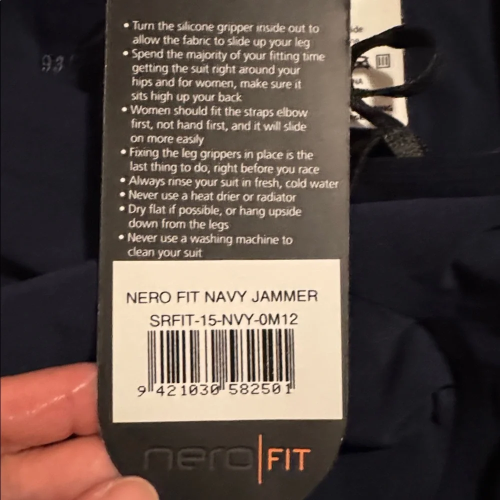 Blueseventy NeroFIT Jammer Navy Competition Racing Compression NWT-M12